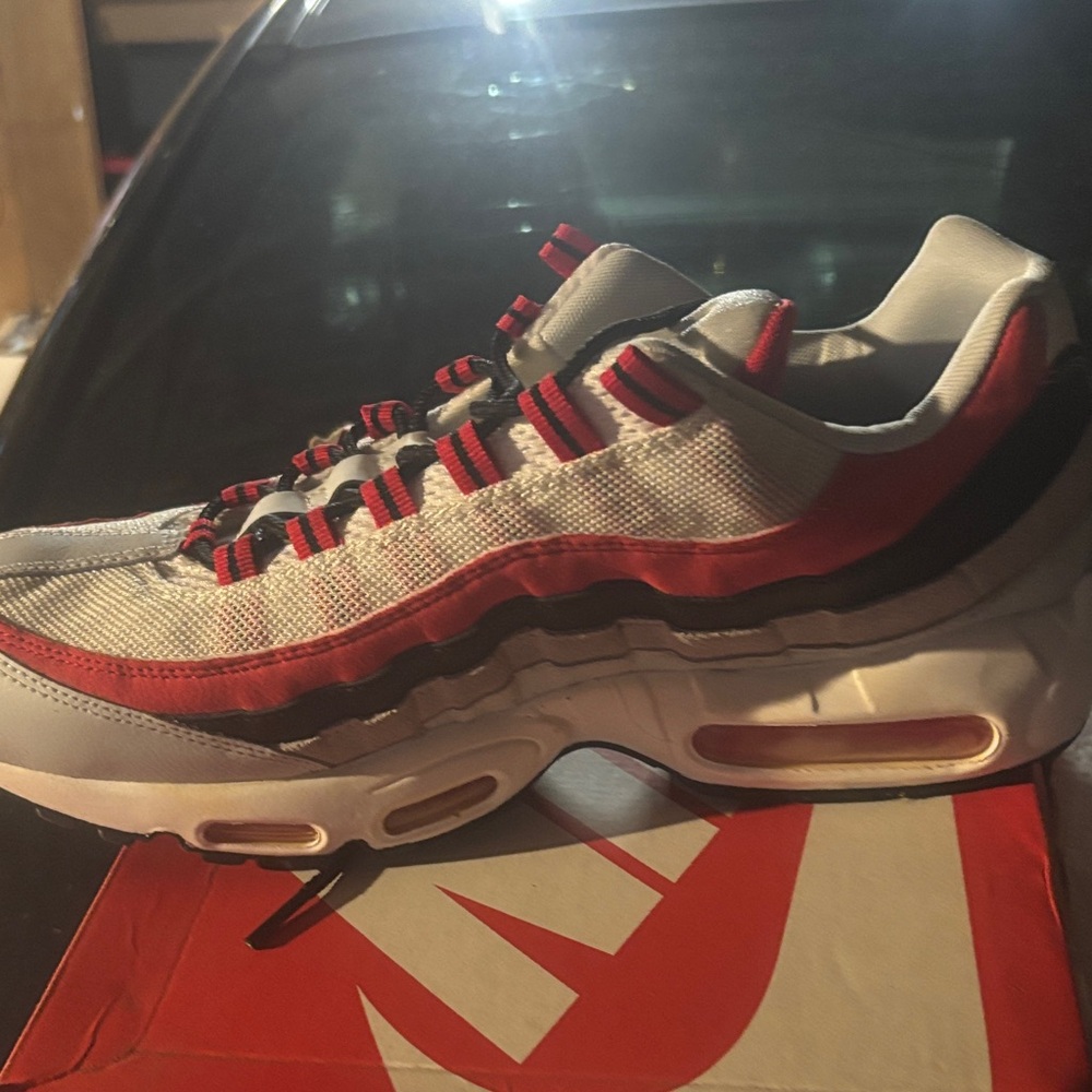 Nike Air Max 95 Red Black White Sneakers